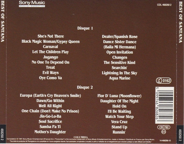 The Best of Santana - Santana (CD) music collectible [Barcode 9399700015812] - Main Image 2