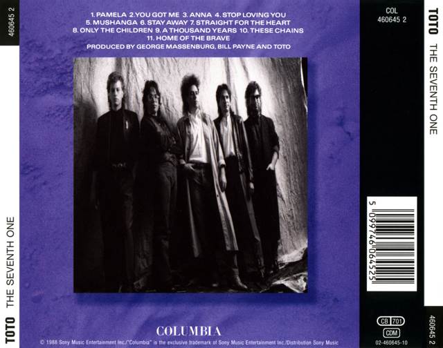 The Seventh One - Toto (CD - 54) music collectible [Barcode 061213408731] - Main Image 2