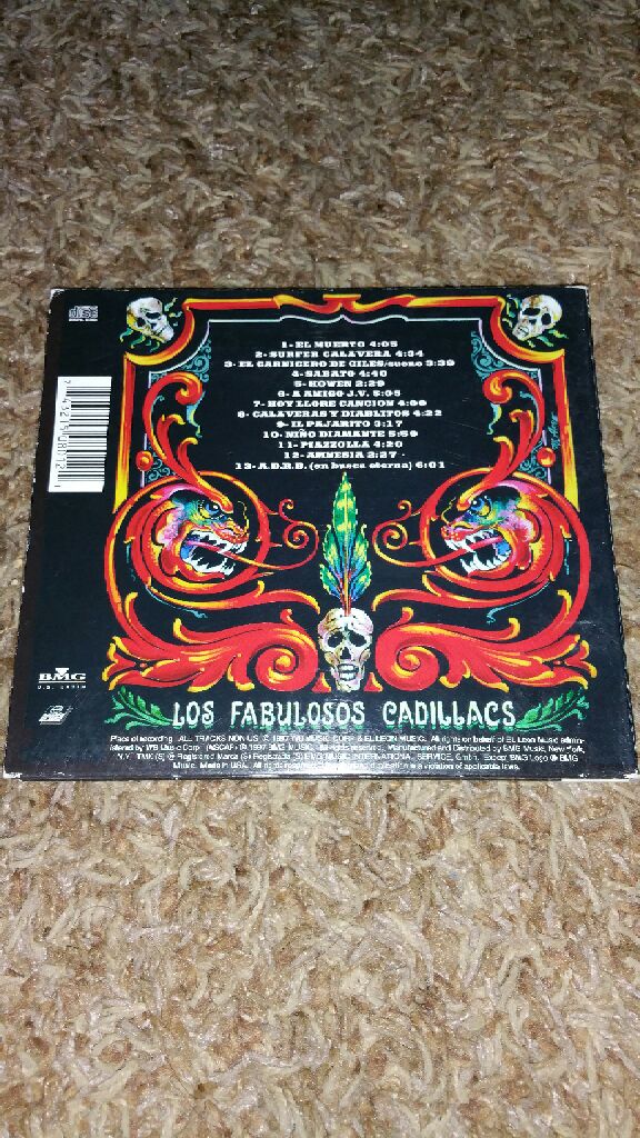 Fabulosos calavera - Los Fabulosos Cadillacs (CD - 61) music collectible [Barcode 743215080121] - Main Image 2
