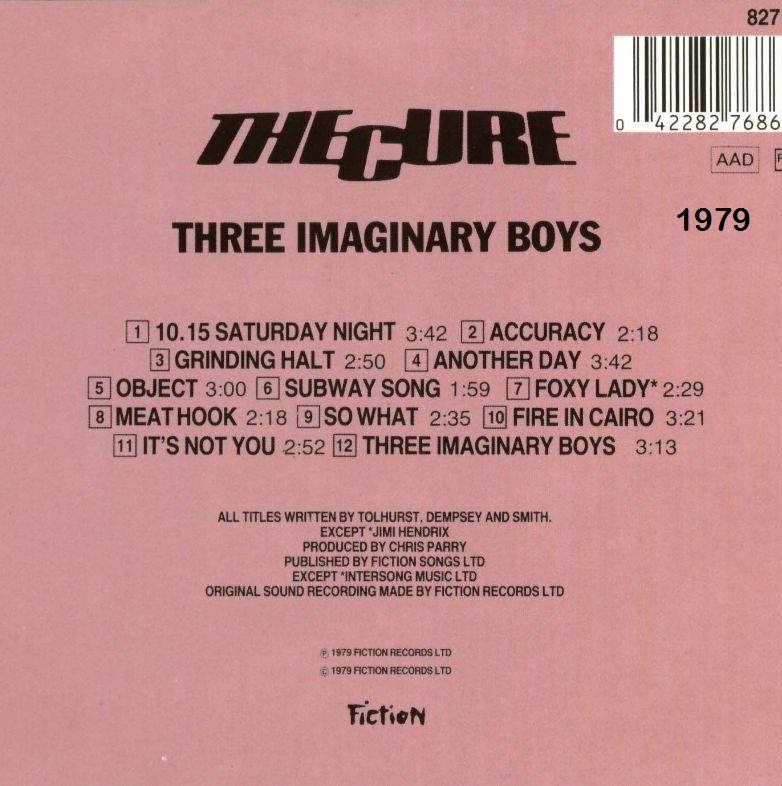 Three Imaginary Boys  - The Cure (CD) music collectible - Main Image 2