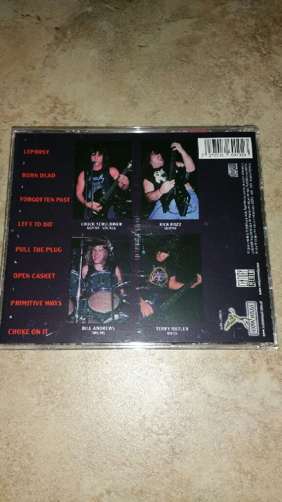 Leprosy - Death (CD) music collectible [Barcode 7277016601023] - Main Image 2