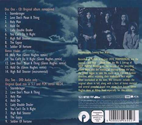 Stormbringer - Deep Purple (CD) music collectible [Barcode 081227945459] - Main Image 2