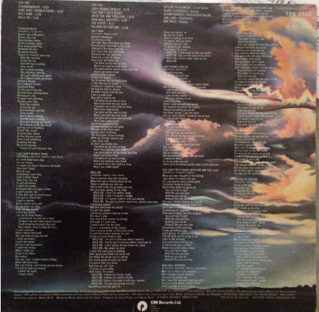 Stormbringer - Deep Purple (12”) music collectible - Main Image 2