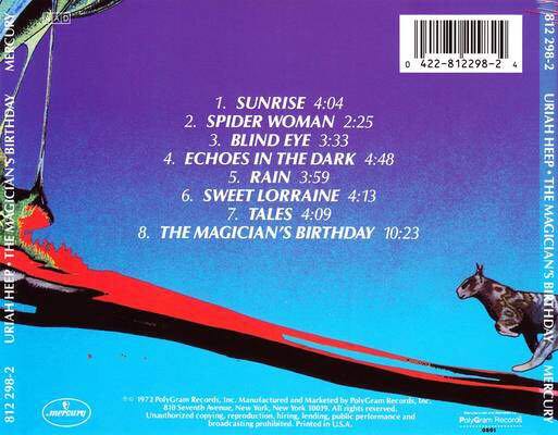 The Magicians Birthday - Uriah Heep (CD) music collectible [Barcode 042281229824] - Main Image 2