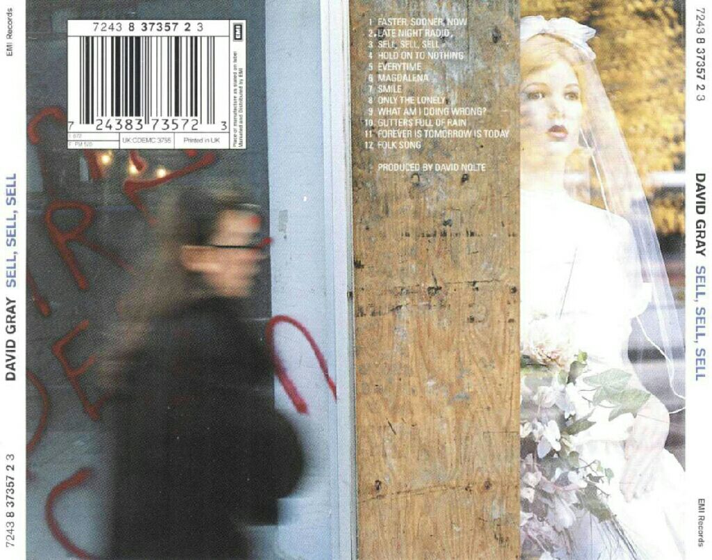 Sell Sell Sell - Gray, David (CD - 54) music collectible [Barcode 724383735723] - Main Image 2