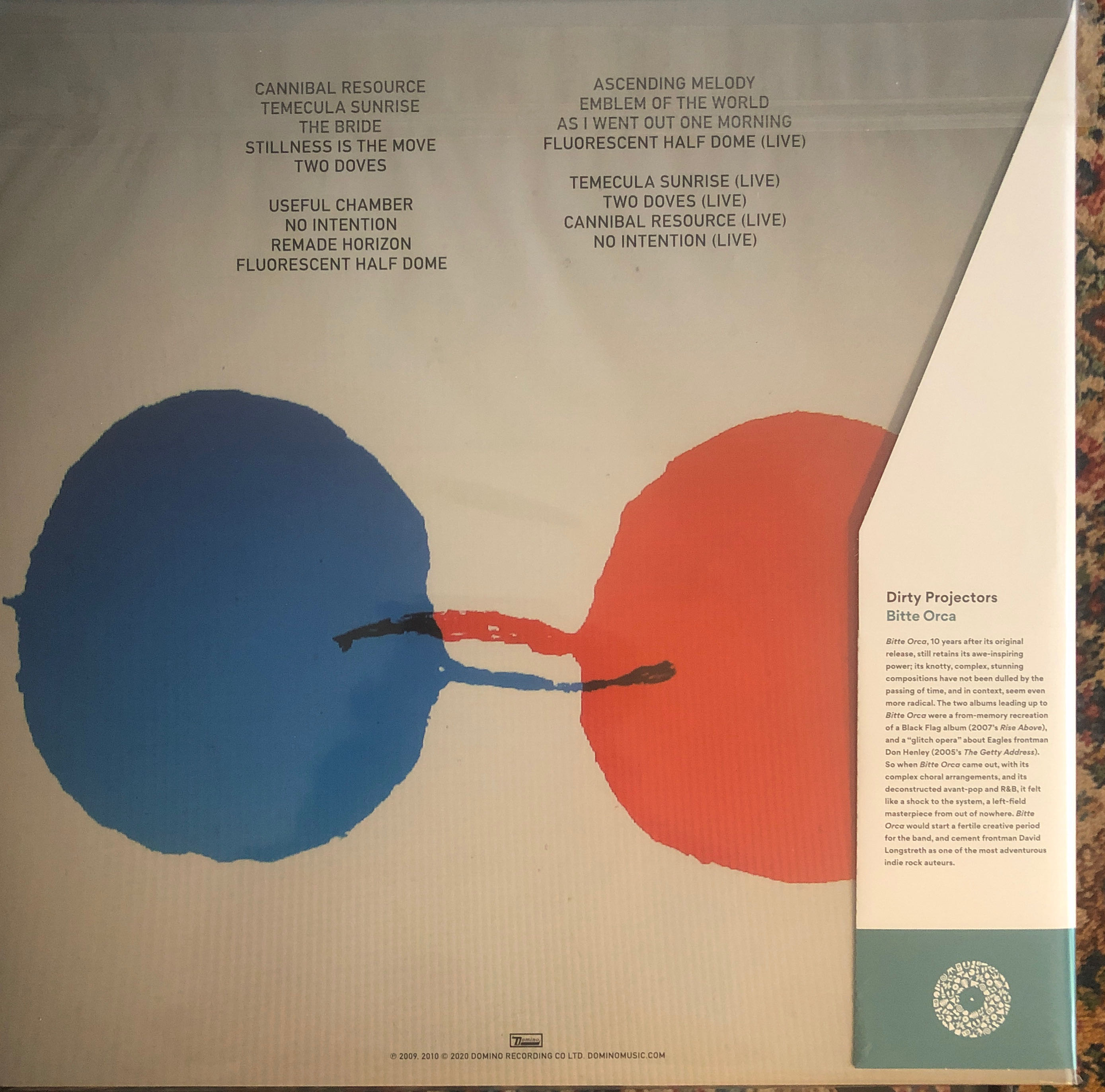 Bitte Orca - Dirty Projectors (12” - 4108) music collectible [Barcode 801390021718] - Main Image 2