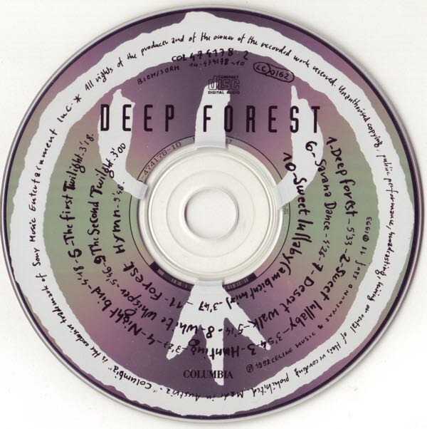Deep Forest - Deep Forest (CD - 49) music collectible [Barcode 5099747417825] - Main Image 4
