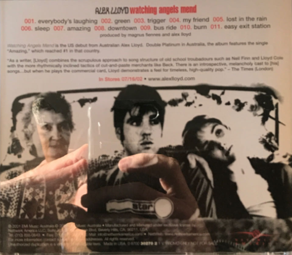 Watching Angels Mend - Alex Lloyd (CD) music collectible [Barcode 067003027021] - Main Image 2