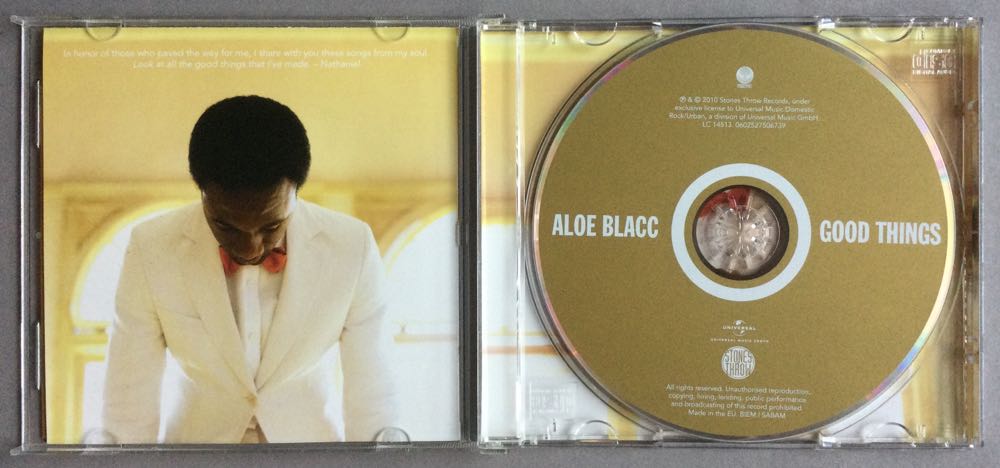 Good Things - Blacc, Aloe (MP3 - 49) music collectible [Barcode 602527506739] - Main Image 3