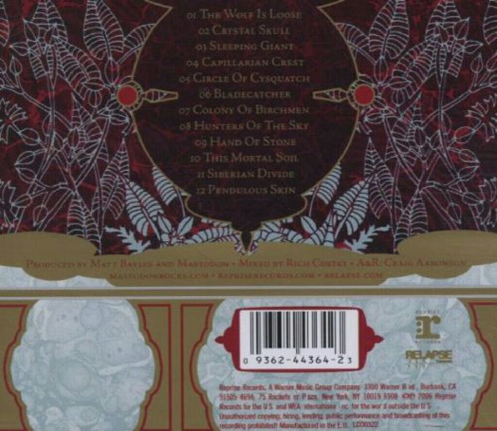 Blood Mountain - Mastodon (CD - 68:09) music collectible [Barcode 093624436423] - Main Image 2