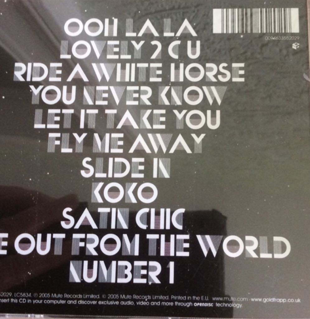 Supernature - Goldfrapp (CD) music collectible [Barcode 094633552029] - Main Image 2