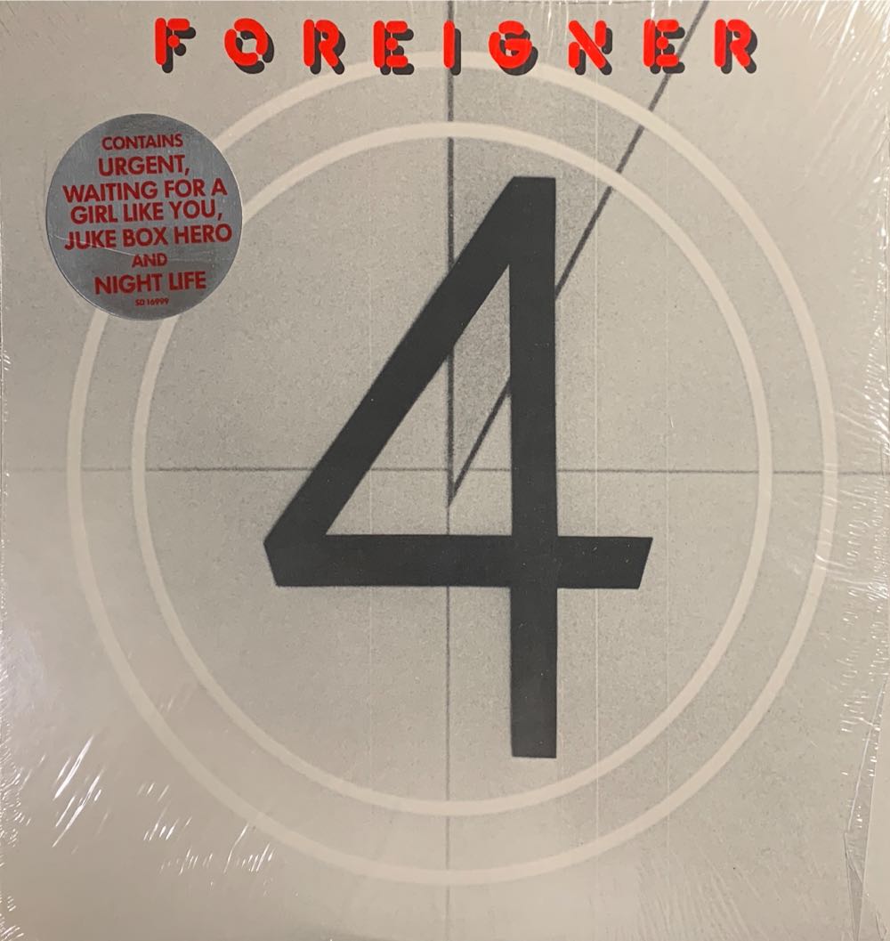 Foreigner 4 - Foreigner (12” - 42) music collectible - Main Image 3