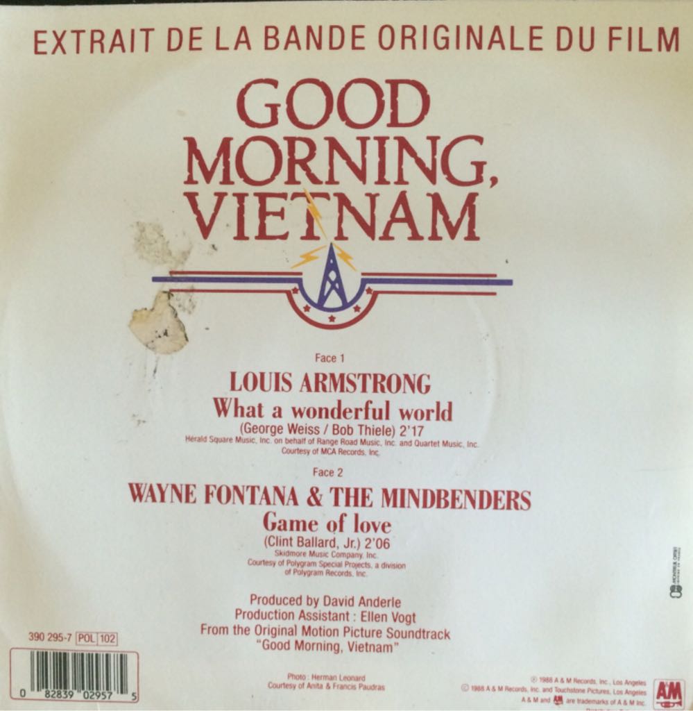 What A Wonderful World - Louis Armstrong (7”) music collectible - Main Image 2