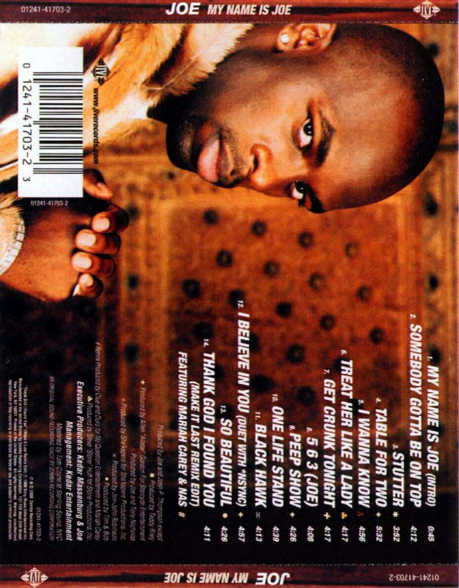 My Name Is Joe - Joe (CD) music collectible [Barcode 012414417428] - Main Image 2