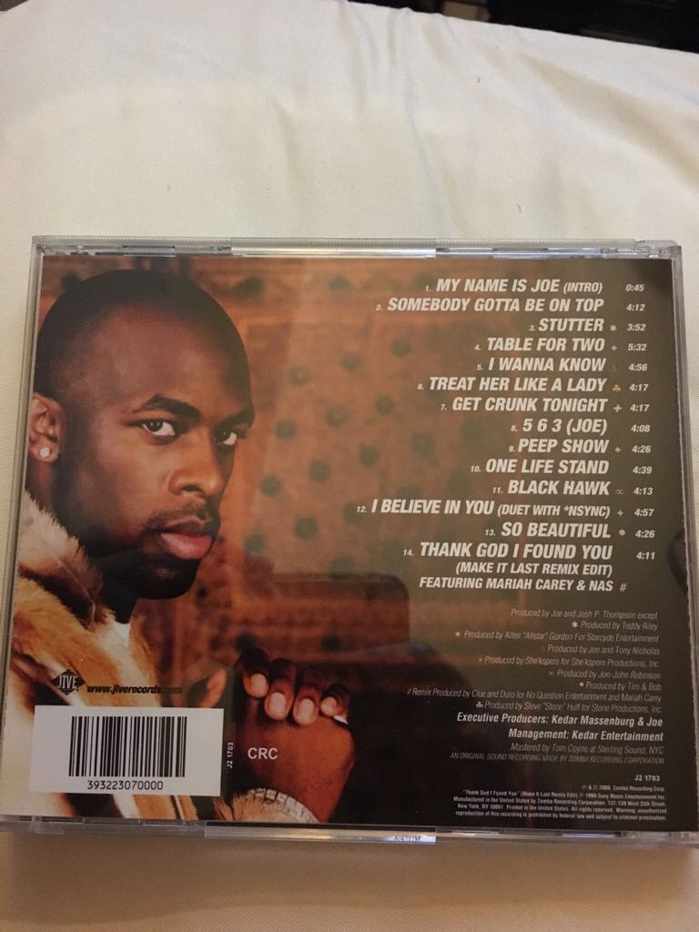 My Name Is Joe - Joe (CD - 58) music collectible [Barcode 638592204126] - Main Image 2