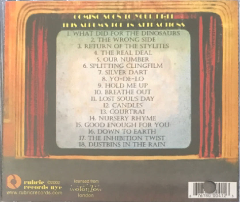 What Did For The Dinosaurs - Bevis Frond, The (CD) music collectible [Barcode 676180004123] - Main Image 2