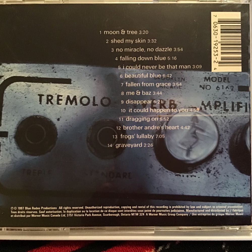 Tremolo - Blue Rodeo (CD - 56) music collectible [Barcode 706301925324] - Main Image 2
