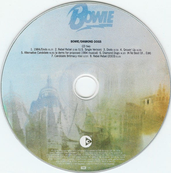 Diamond Dogs (30th Anniversary Edition) - Bowie, David (CD - 62) music collectible [Barcode 724357786027] - Main Image 3