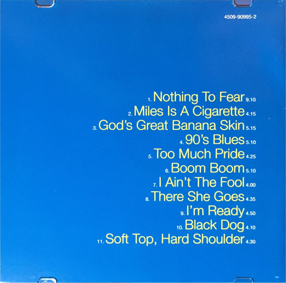 12. God’s Great Banana Skin - Rea, Chris (CD) music collectible [Barcode 4509909952] - Main Image 3