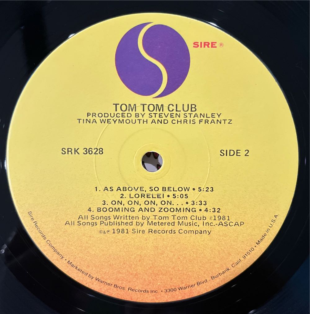 Tom Tom Club - Tom Tom Club (12”) music collectible - Main Image 4