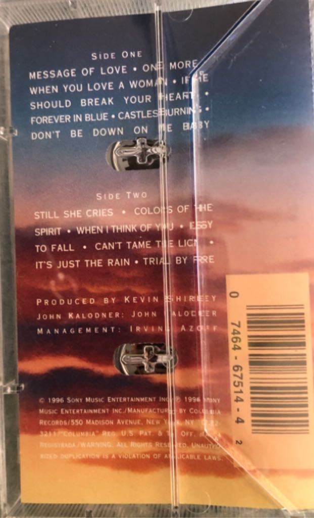 Trial By Fire - Journey (Cassette) music collectible [Barcode 074646751442] - Main Image 2