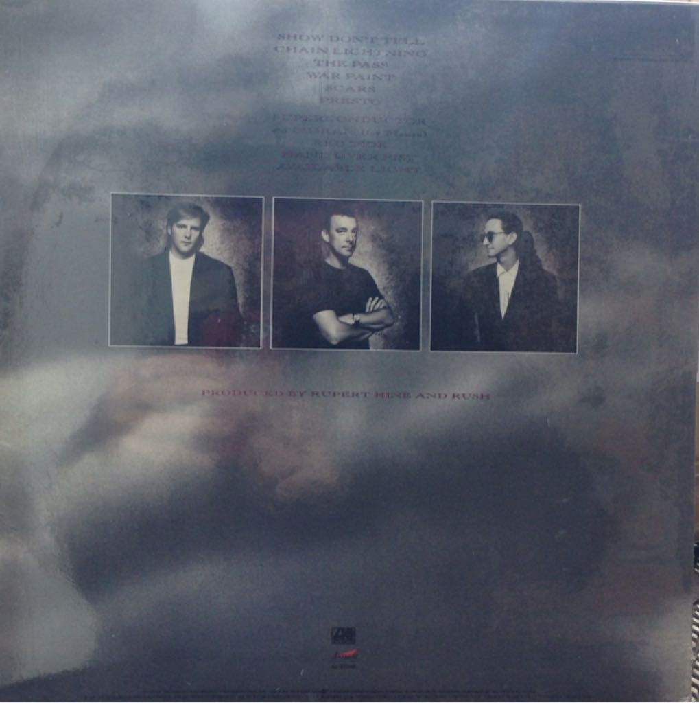 Presto - Rush (CD-R - 52:11) music collectible [Barcode 0075678204029] - Main Image 2