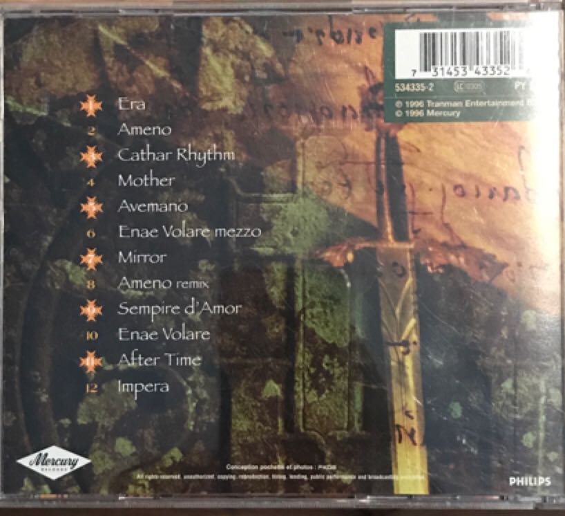 Era - ERA (CD) music collectible [Barcode 731453433526] - Main Image 2