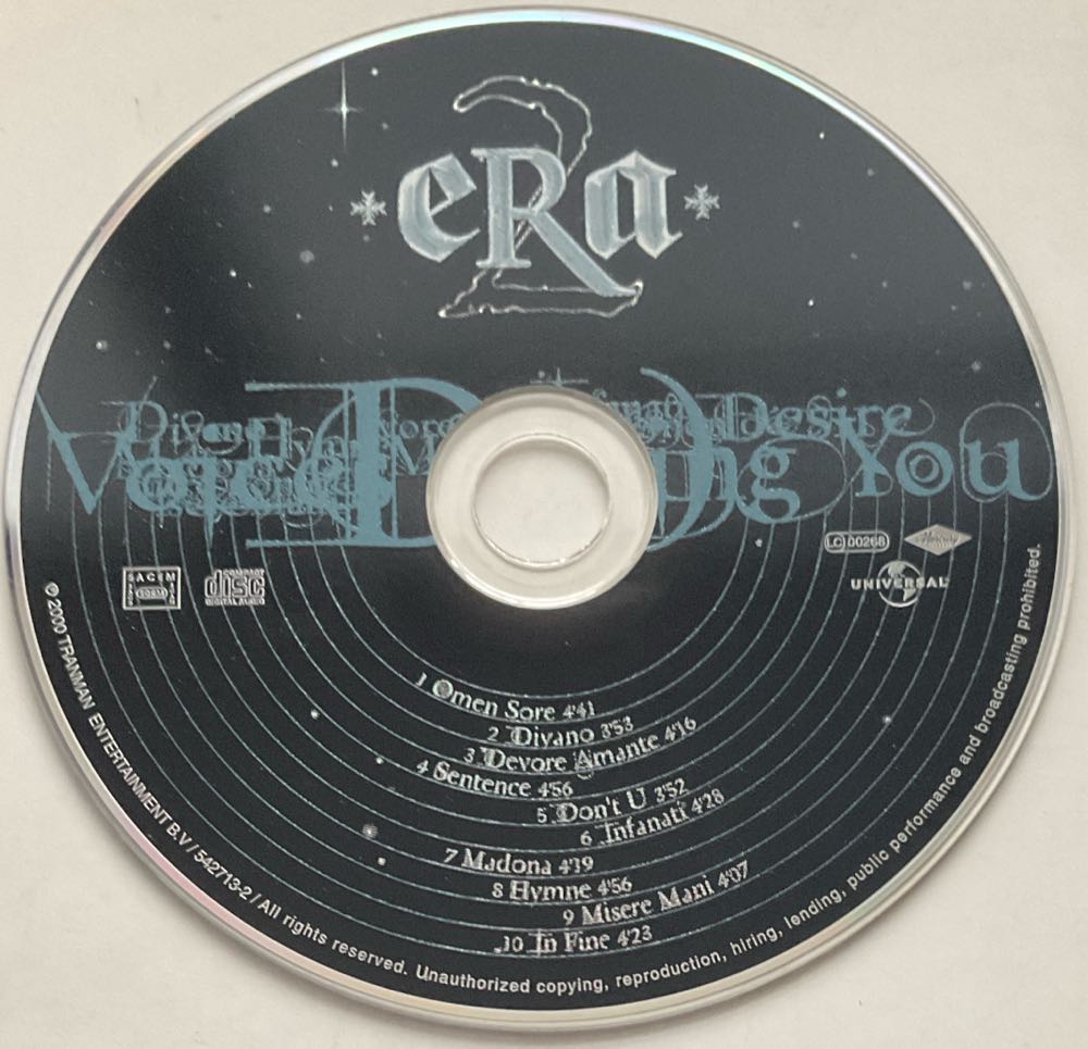 Era 2 - ERA (CD - 44) music collectible [Barcode 731454271325] - Main Image 4