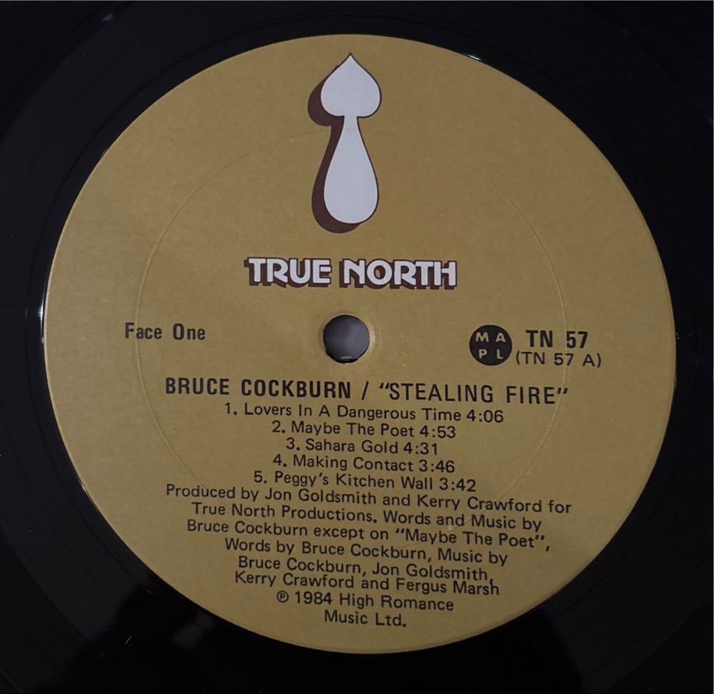 Stealing Fire - Bruce Cockburn (12” - 42) music collectible [Barcode 5099748036520] - Main Image 3