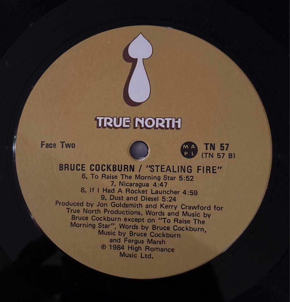 Stealing Fire - Bruce Cockburn (12” - 42) music collectible [Barcode 5099748036520] - Main Image 4
