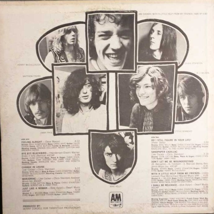 With A Little Help From My Friends - Joe Cocker (12”) music collectible - Main Image 2