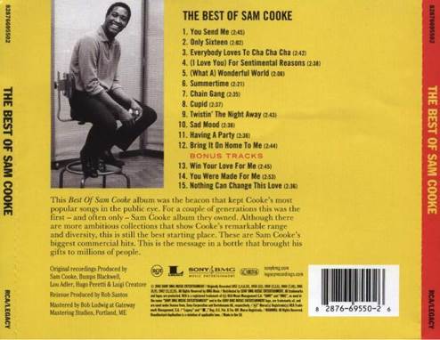 The Best Of Sam Cooke - Cooke, Sam (12” - 31:50) music collectible - Main Image 2