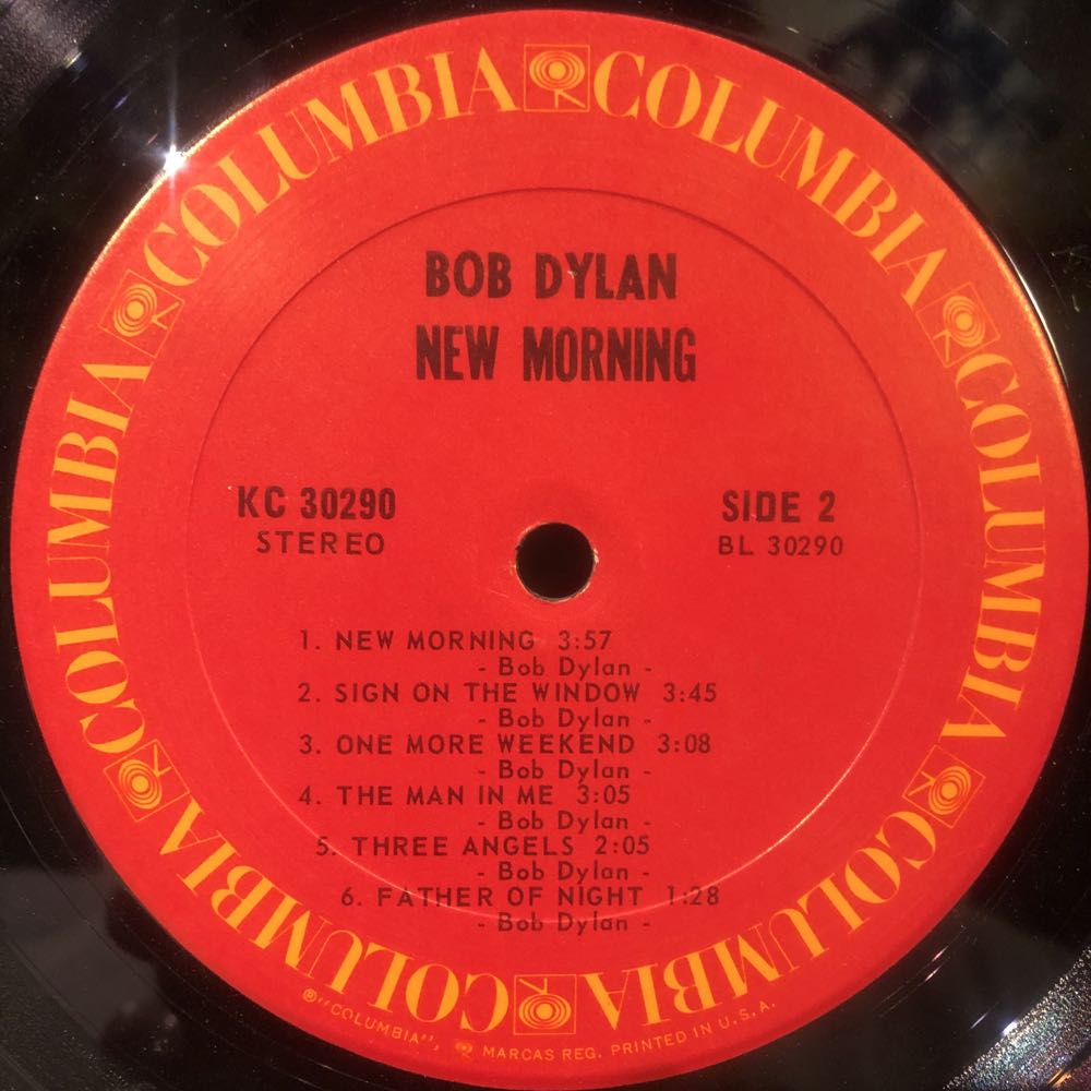 New Morning - Dylan, Bob (12”) music collectible - Main Image 4