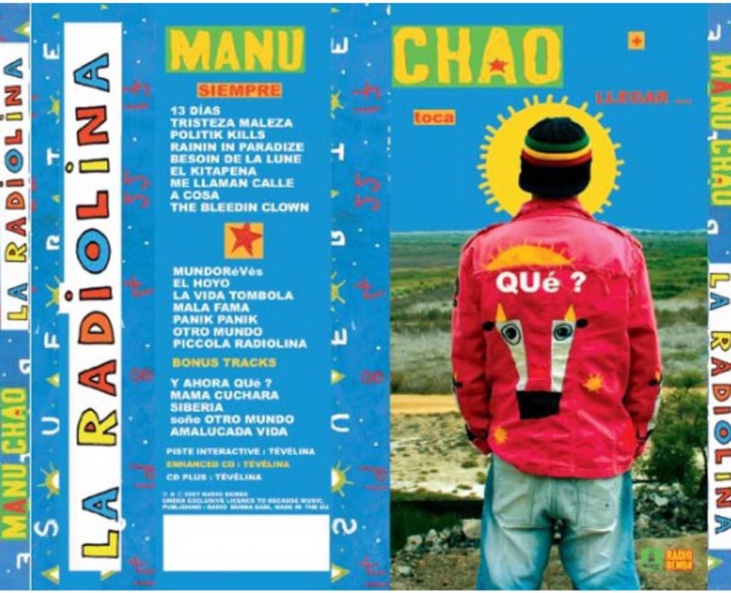 La Radiolina - Chao, Manu (CD) music collectible [Barcode 5060107721258] - Main Image 2