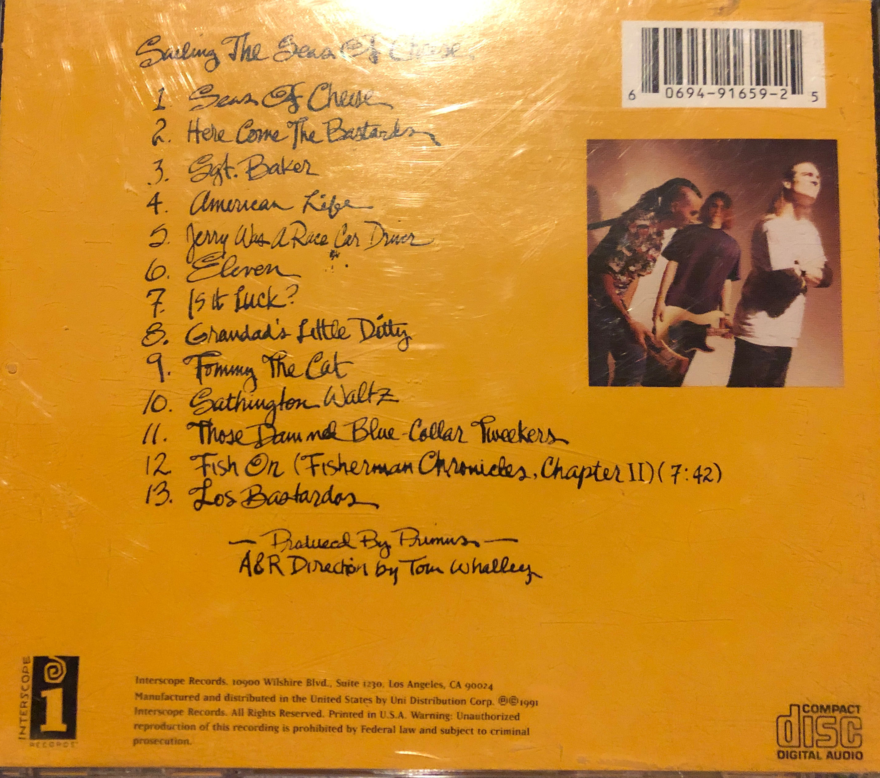 Sailing the Seas of Cheese - Primus (CD) music collectible [Barcode 606949165925] - Main Image 2