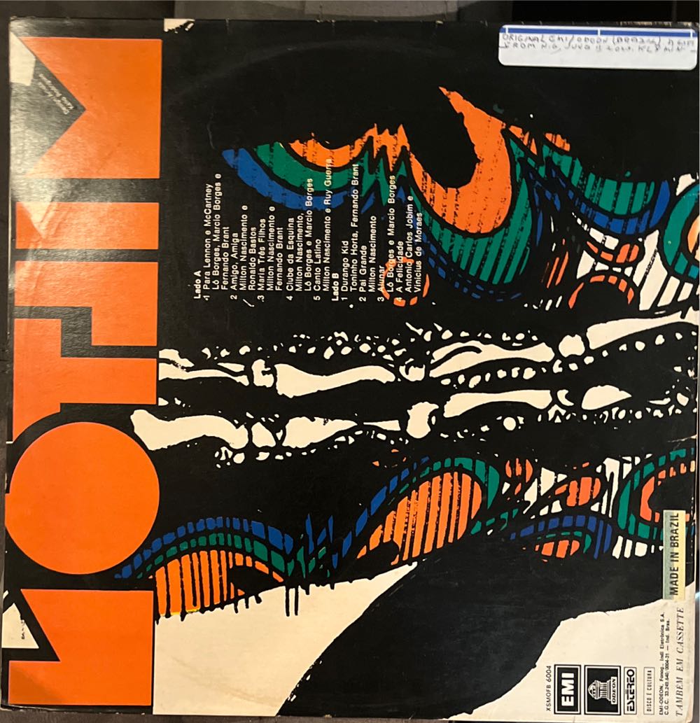 Milton - Milton Nascimento (12”) music collectible [Barcode 724383043323] - Main Image 2