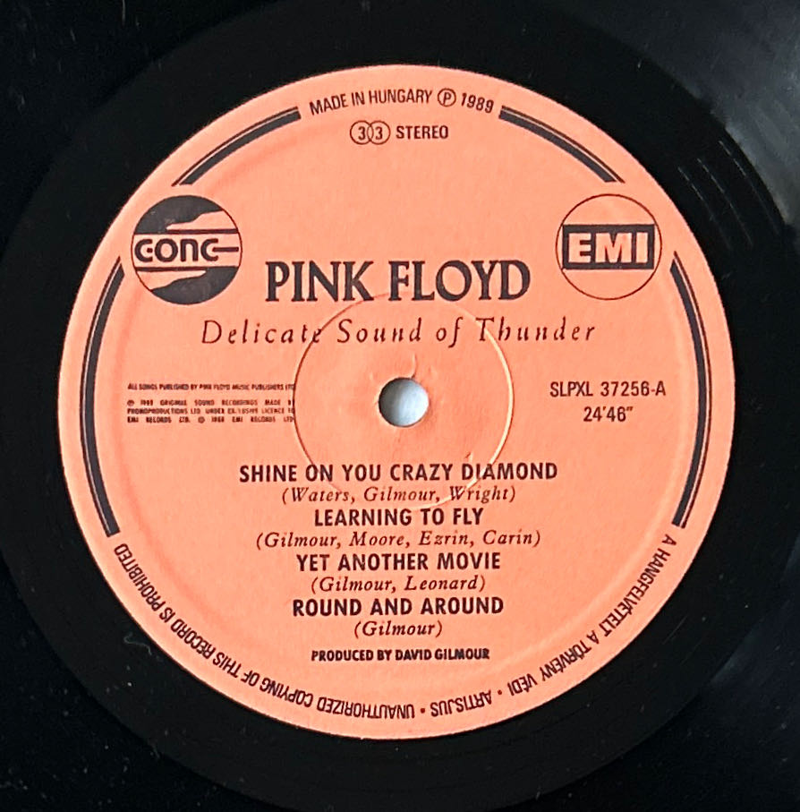 Delicate Sound Of Thunder - Pink Floyd (12”) music collectible - Main Image 4