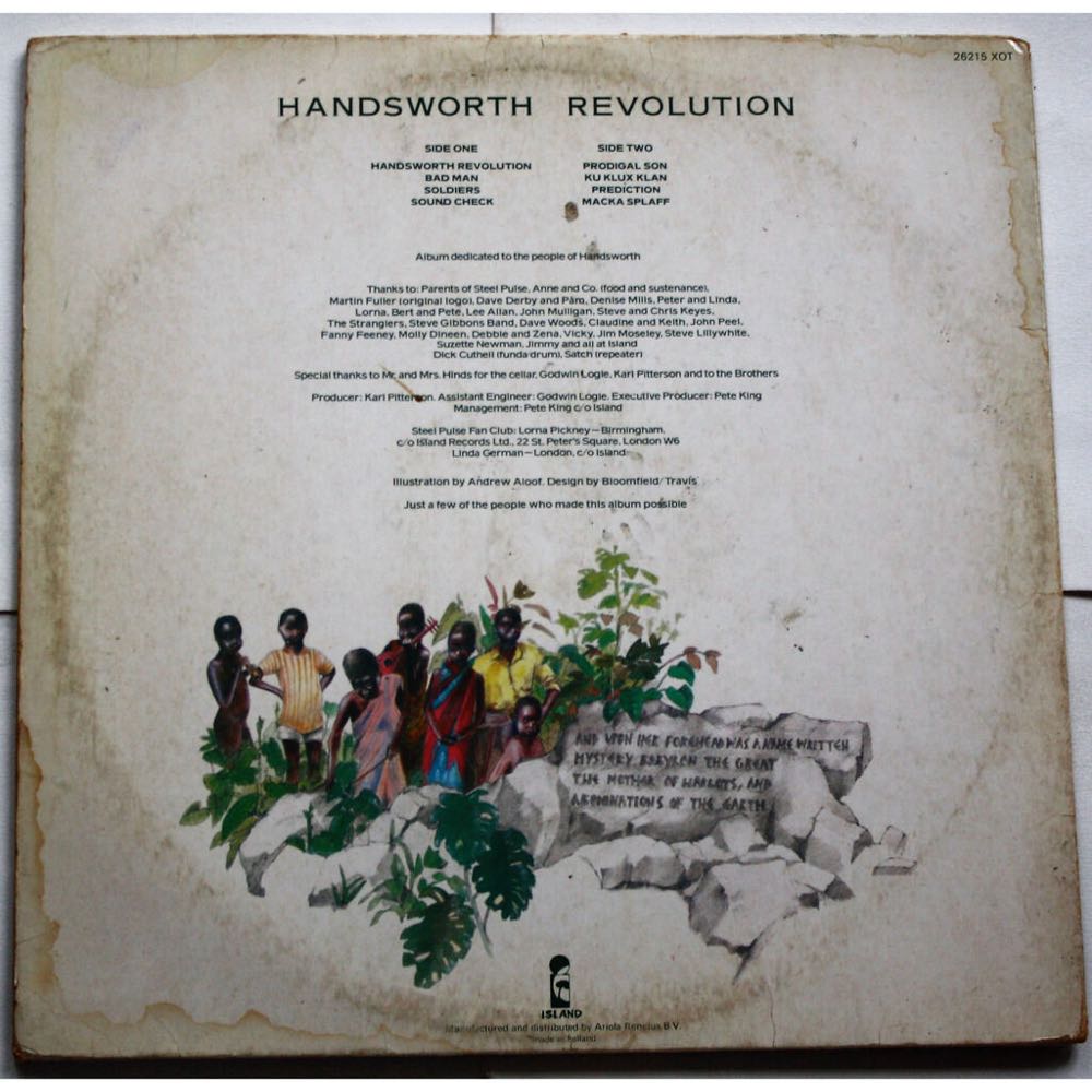 Handsworth Revolution - Steel Pulse (12” - 37) music collectible [Barcode 016253950221] - Main Image 2