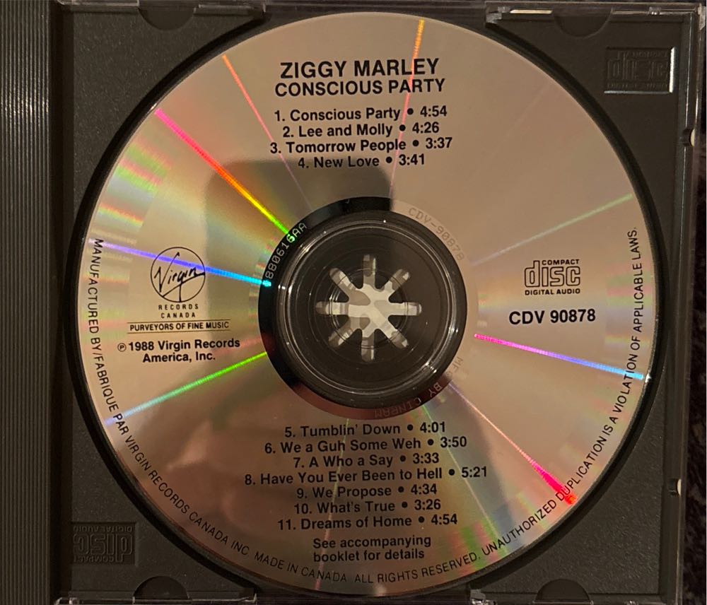 Ziggy Marley and the Melody Makers LiveVol. 1 - Ziggy Marley (CD) music collectible [Barcode 075596259026] - Main Image 3