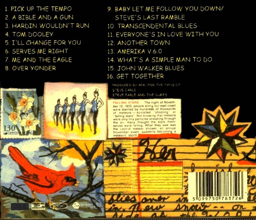 Sidetracks - Earle, Steve (CD) music collectible [Barcode 5099750783726] - Main Image 3
