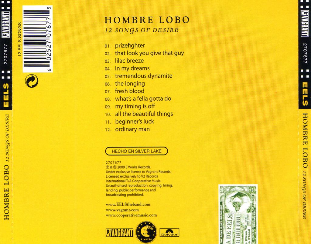 Hombre Lobo: 12 Songs Of Desire - Eels (CD) music collectible [Barcode 601091053724] - Main Image 2