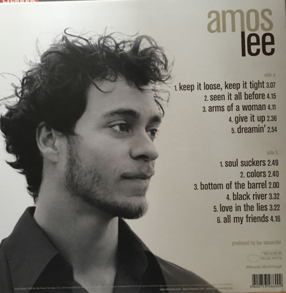 Amos Lee - Lee, Amos (12”) music collectible [Barcode 600753486009] - Main Image 2