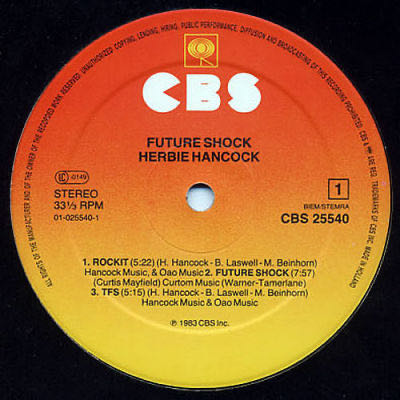 Future Shock - Hancock, Herbie (CD) music collectible [Barcode 074646596227] - Main Image 2
