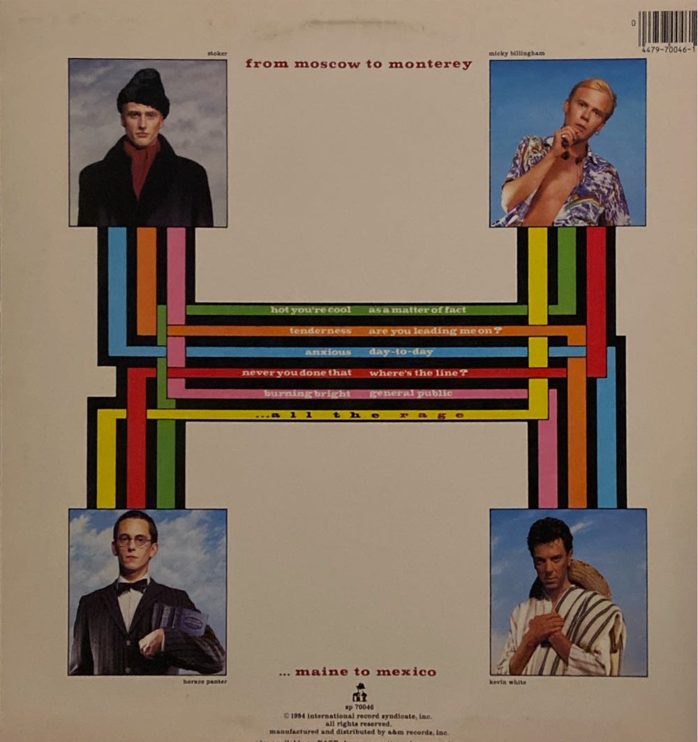All the rage - General Public (12”) music collectible - Main Image 2