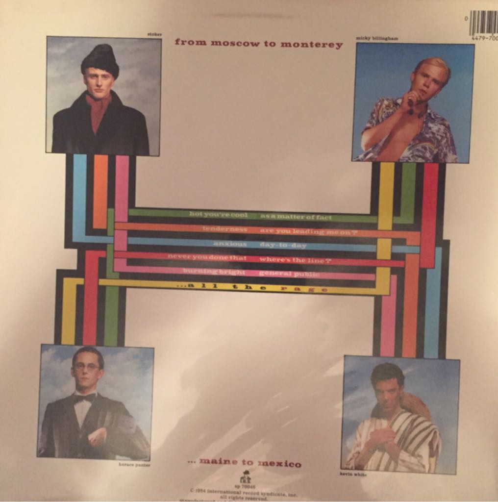All the rage - General Public (12”) music collectible - Main Image 2