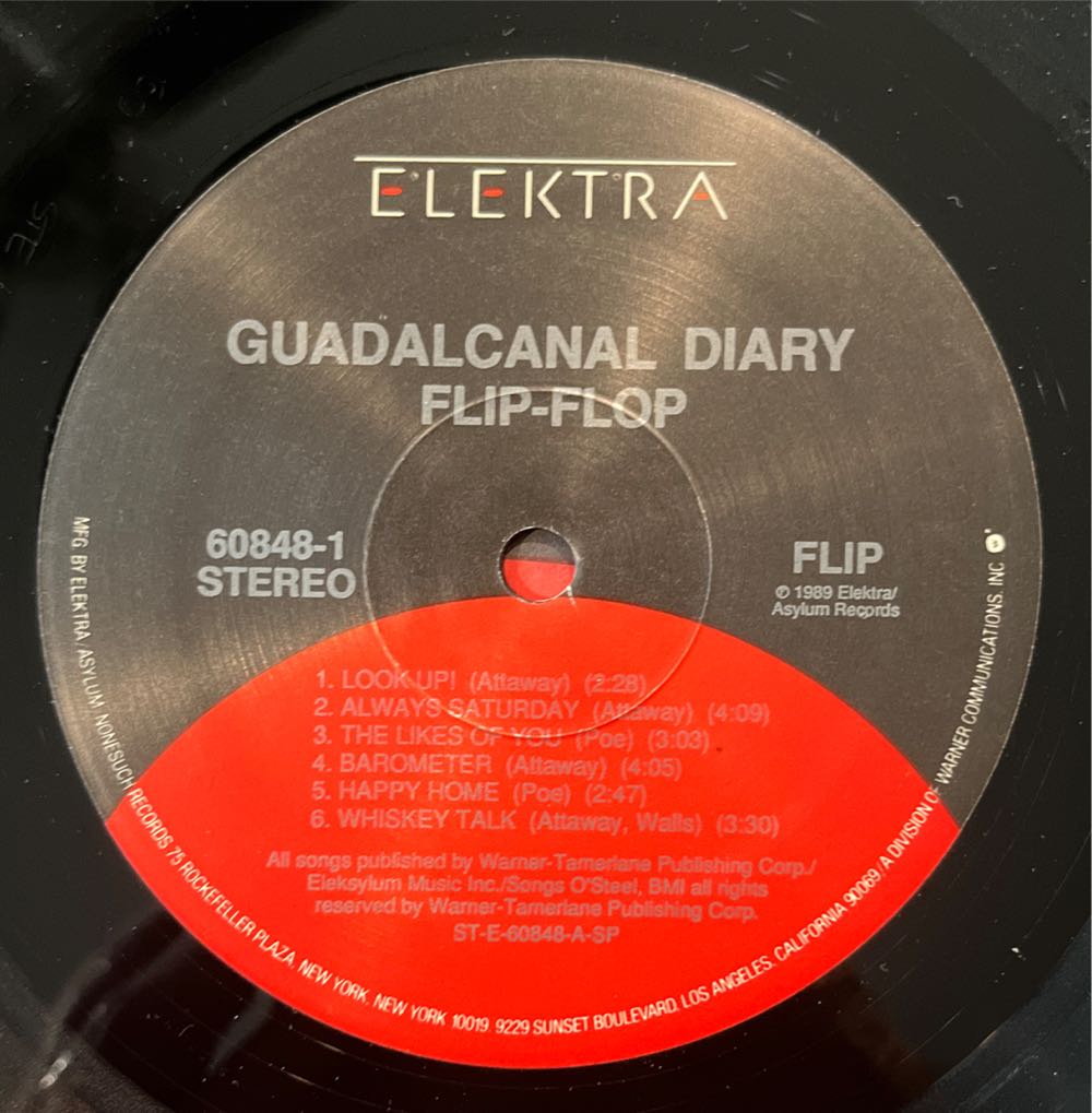 Flip-Flop - REMOVE - Guadalcanal Diary (CD) music collectible [Barcode 075596084826] - Main Image 3