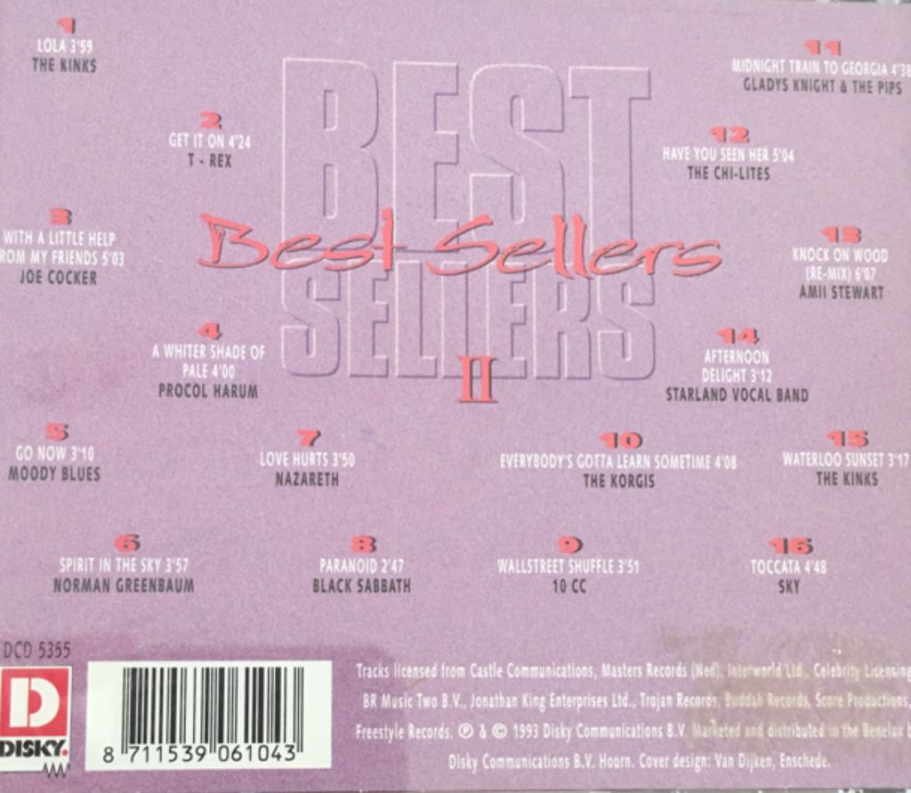 Best Sellers 2 - VI (CD) music collectible [Barcode 8711539061043] - Main Image 2