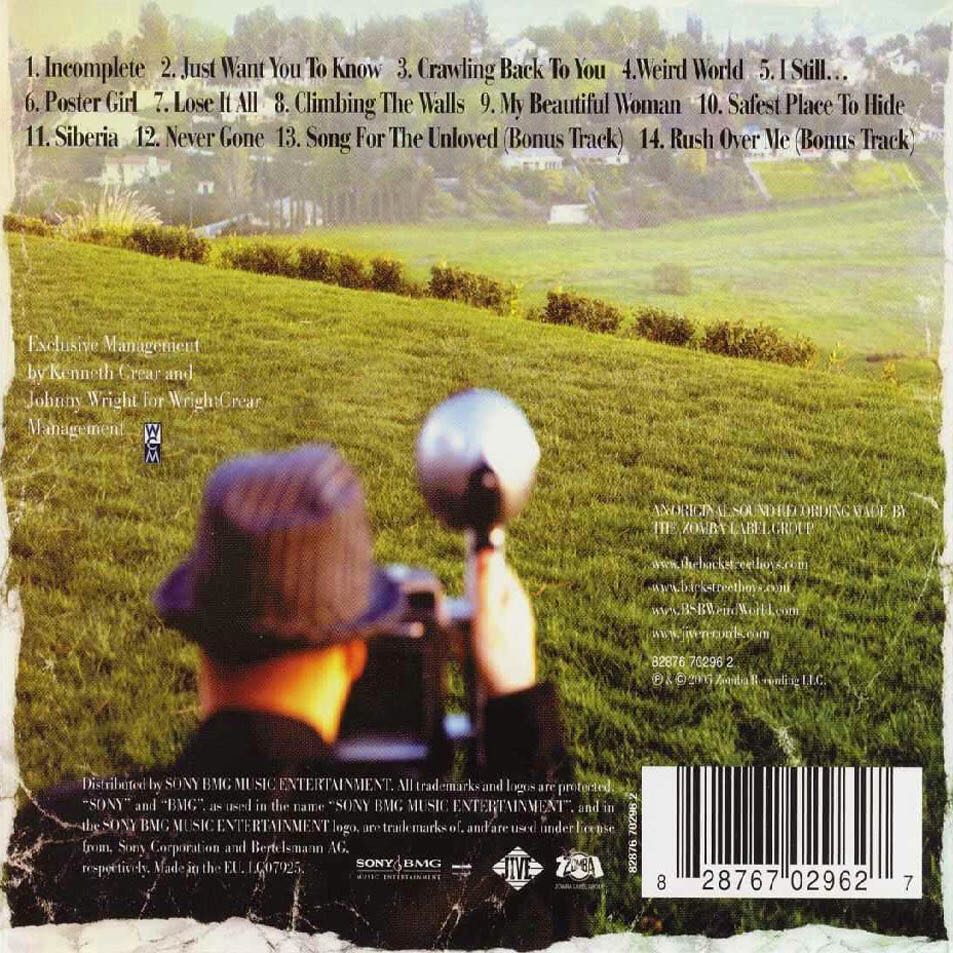 Never Gone - Backstreet Boys (CD - 48) music collectible [Barcode 828766961126] - Main Image 2