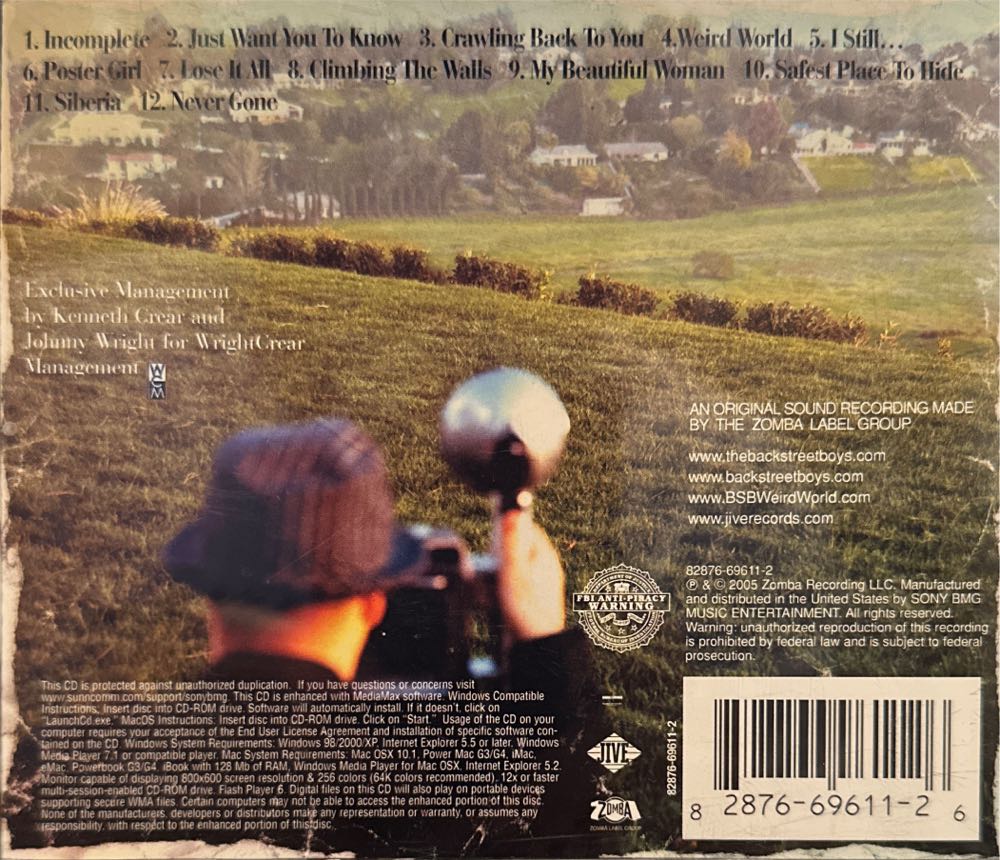 Never Gone - Backstreet Boys (CD - 48) music collectible [Barcode 828766961126] - Main Image 4