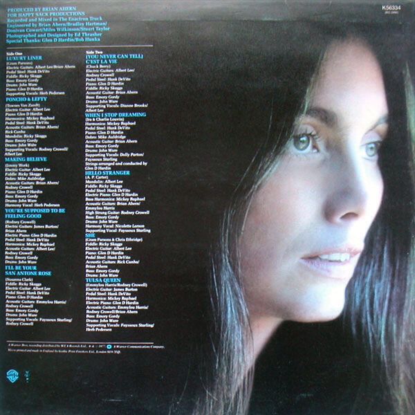 Luxury Liner - Harris, Emmylou (12” - 38:35) music collectible - Main Image 2